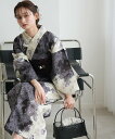 utatane utatane セパレート 二部式浴衣3点セット ブラックの染分け梅つばき ウタタネ 着物・浴衣・和装小物 浴衣 ブラック【送料無料】