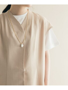 【SALE/50%OFF】SMELLY パールポイントロングネックレス スメリー アクセサリー ネックレス ゴールド