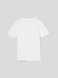 スリードッツ 服 メンズ three dots Men's Organic cotton knit New Josh スリードッツ トップス カットソー・Tシャツ ホワイト ブラック グレー グリーン ネイビー【送料無料】