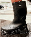 AIGLE チャンキーヒール ミッドレインラバーブーツ エーグル シューズ・靴 レインシューズ・ブーツ グリーン ブラック【送料無料】