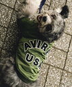 AVIREX 《DOG WEAR/ドッグ ウェア》MA-1 LOGO /ドックウェア エムエーワン アヴィレックス ペット用品 ペットウェア・ペット服 グリーン...