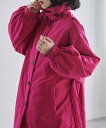 【SALE/19%OFF】Ranan <カポック>エコダウンステンカラーコート ラナン ジャケット・アウター ステンカラーコート ピンク ブラック【送料無料】