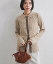 【SALE/30%OFF】VICKY ホックディティール襟付きニットカーディガン≪手洗い可能≫ ビッキー トップス カーディガン ホワイト【送料無料】