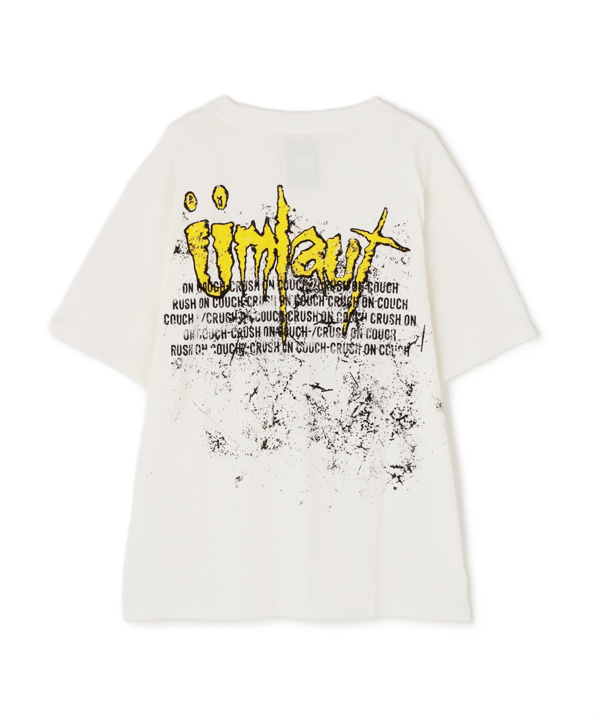 【SALE／50%OFF】LHP UMLAUT/ウムラウト/LOGO S/S TEE エルエイチピー トップス カットソー・Tシャツ ホワイト ブラック【送料無料】