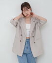 【SALE/10%OFF】Bab ハーフスリーブダブルテーラージャケット バブ / ブージュルード ジャケット・アウター テーラードジャケット・ブレザー ブラック【送料無料】