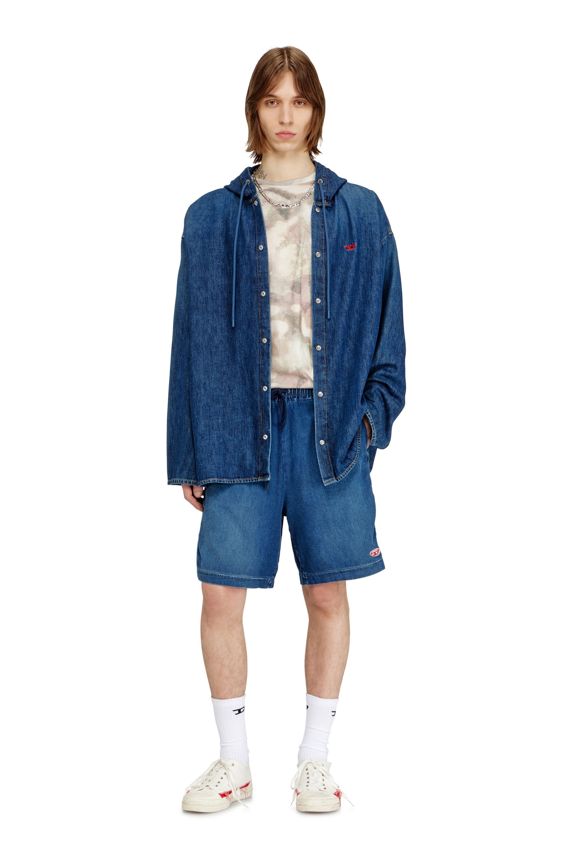 メンズ ショートパンツ D-BOXY-NE ディーゼル パンツ ジーンズ・デニムパンツ ブルー