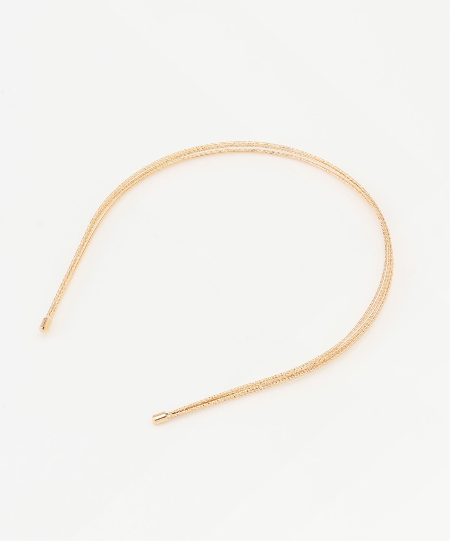 FReePLACe/(W)メタル カチューシャ ミニョントレフル ルームヨンマルサンセレクティッド ヘアアクセサリー カチューシャ・ヘアバンド シルバー ゴールド