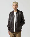 楽天Rakuten Fashion【SALE／30％OFF】AVIREX LEATHER TYPE MA-1 TOPGUN / レザー タイプ MA-1 トップガン / AVIREX / アヴィレックス アヴィレックス ジャケット・アウター ライダースジャケット ブラウン ブラック【送料無料】