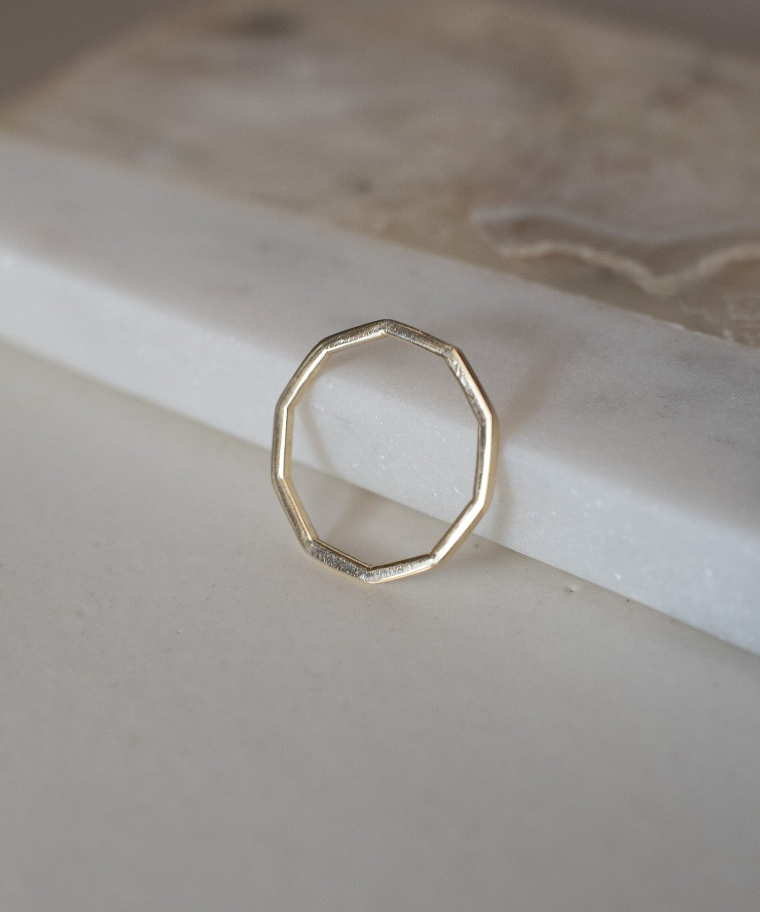 SENTI FINE RING ANGLE GD シルバー925*金メッキリング コンポジット アクセサリー・腕時計 リング・指輪 ゴールド【送料無料】