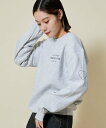 【SALE／40 OFF】Firsthand BREND WOOD SWEAT / ロゴプリントクルーネックスウェット フリークスストア トップス スウェット トレーナー グレー ピンク ネイビー【送料無料】