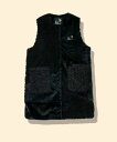 【SALE/50%OFF】go slow caravan ボアファーMIXパッチワークロングベスト (WOMENS) ゴースローキャラバン トップス ベスト・ジ...