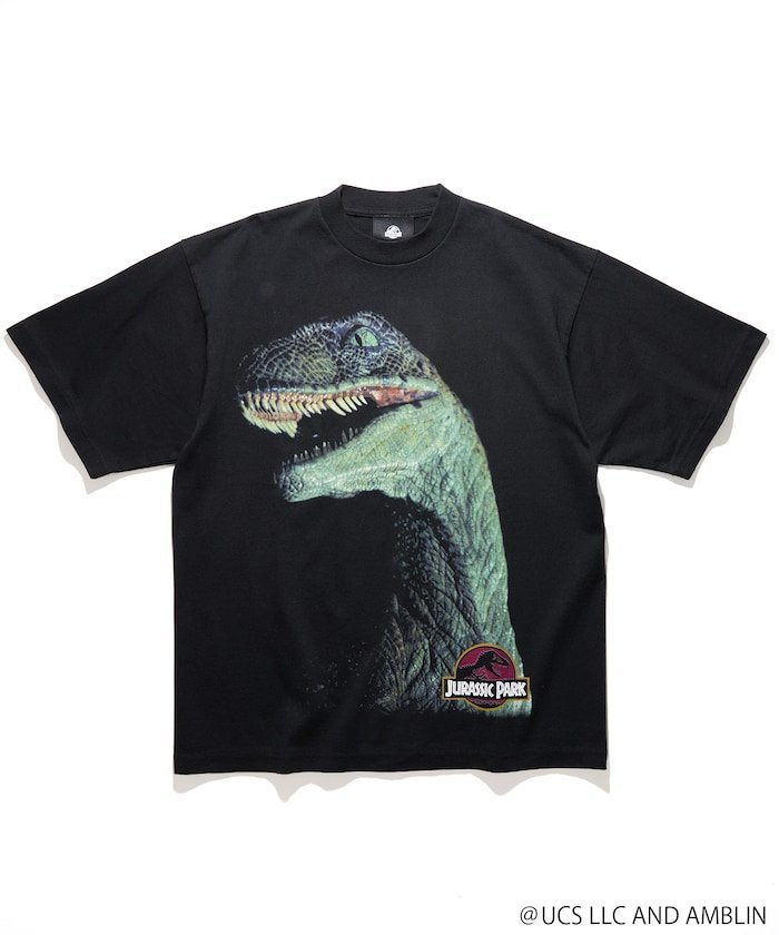 FREAK'S STORE JURASSIC PARK RAPTOR 25AW フリークスストア トップス カットソー・Tシャツ ブラック【送料無料】