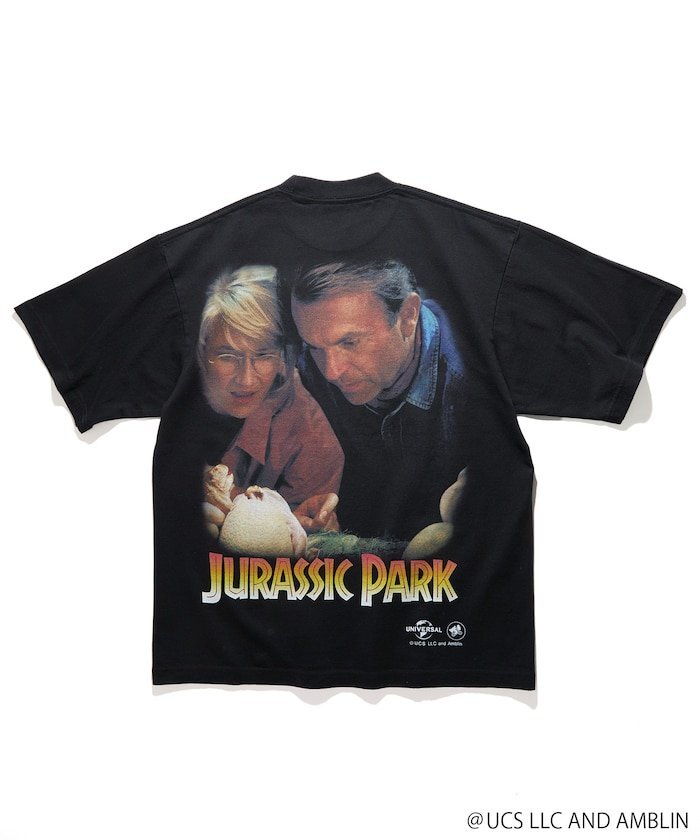 FREAK'S STORE JURASSIC PARK RAPTOR 25AW フリークスストア トップス カットソー・Tシャツ ブラック【送料無料】