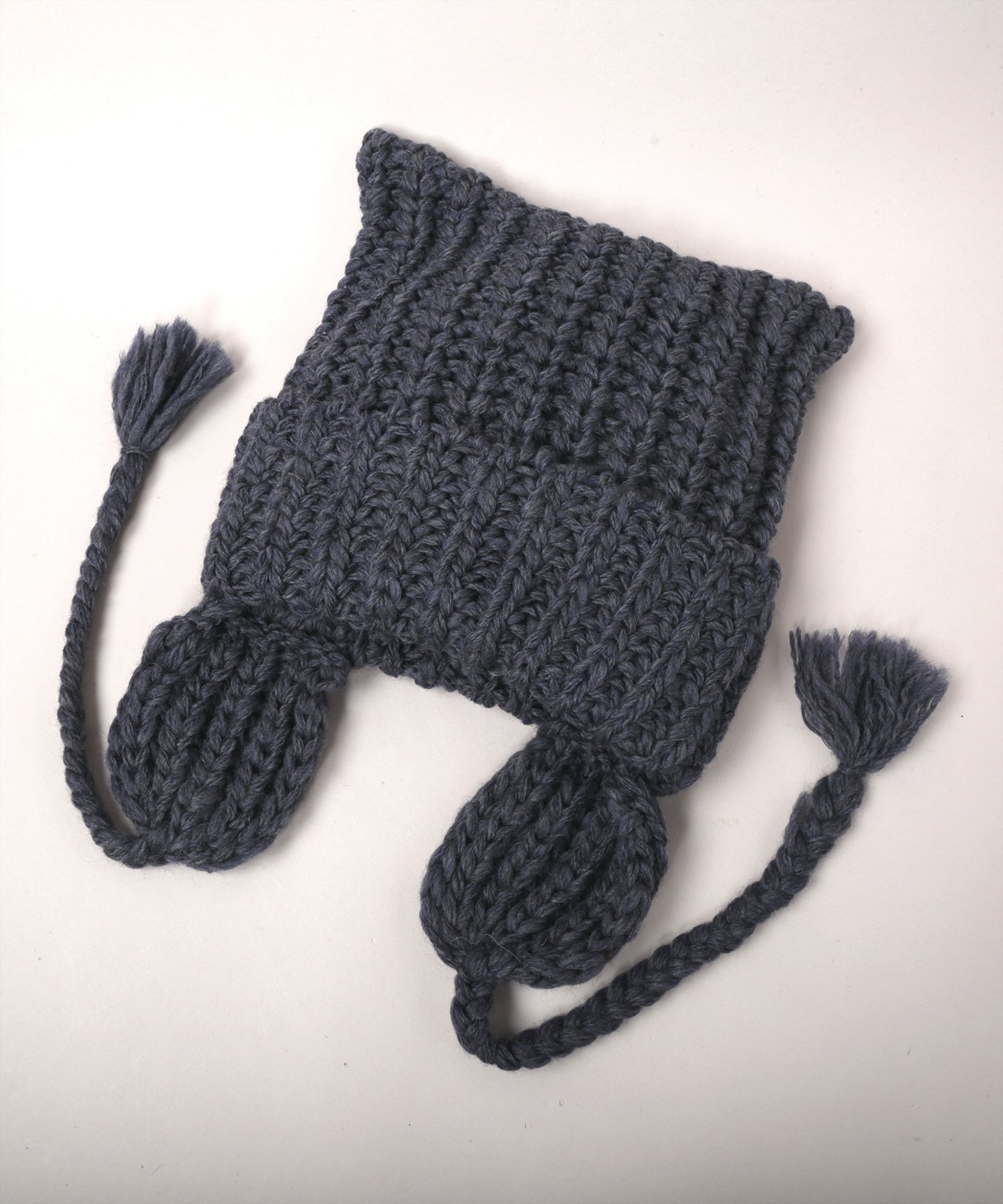 CA4LA MIAO KIDS カシラ 帽子 ニット帽・ビーニー グレー ピンク【送料無料】