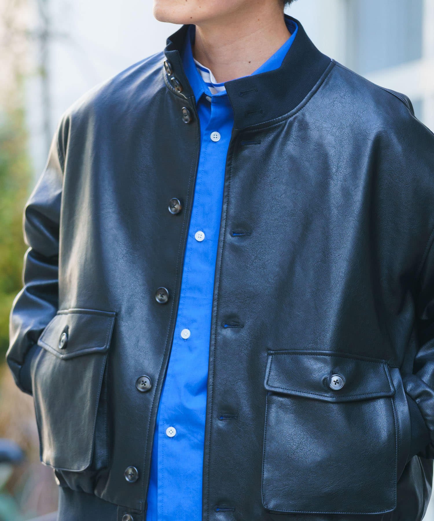 URBAN RESEARCH ITEMS F.L. a-1 フライトジャケット アーバンリサーチアイテムズ ジャケット・アウター ブルゾン・ジャンパー ブラック【送料無料】