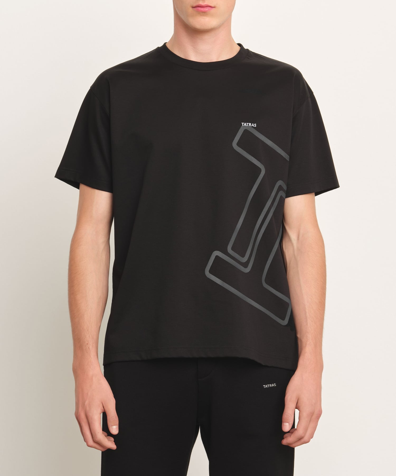 TATRAS 【TATRAS 直営店】LORIS ロリス / Tシャツ タトラスコンセプトストア トップス カットソー・Tシャツ ホワイト ブラック【送料無料】