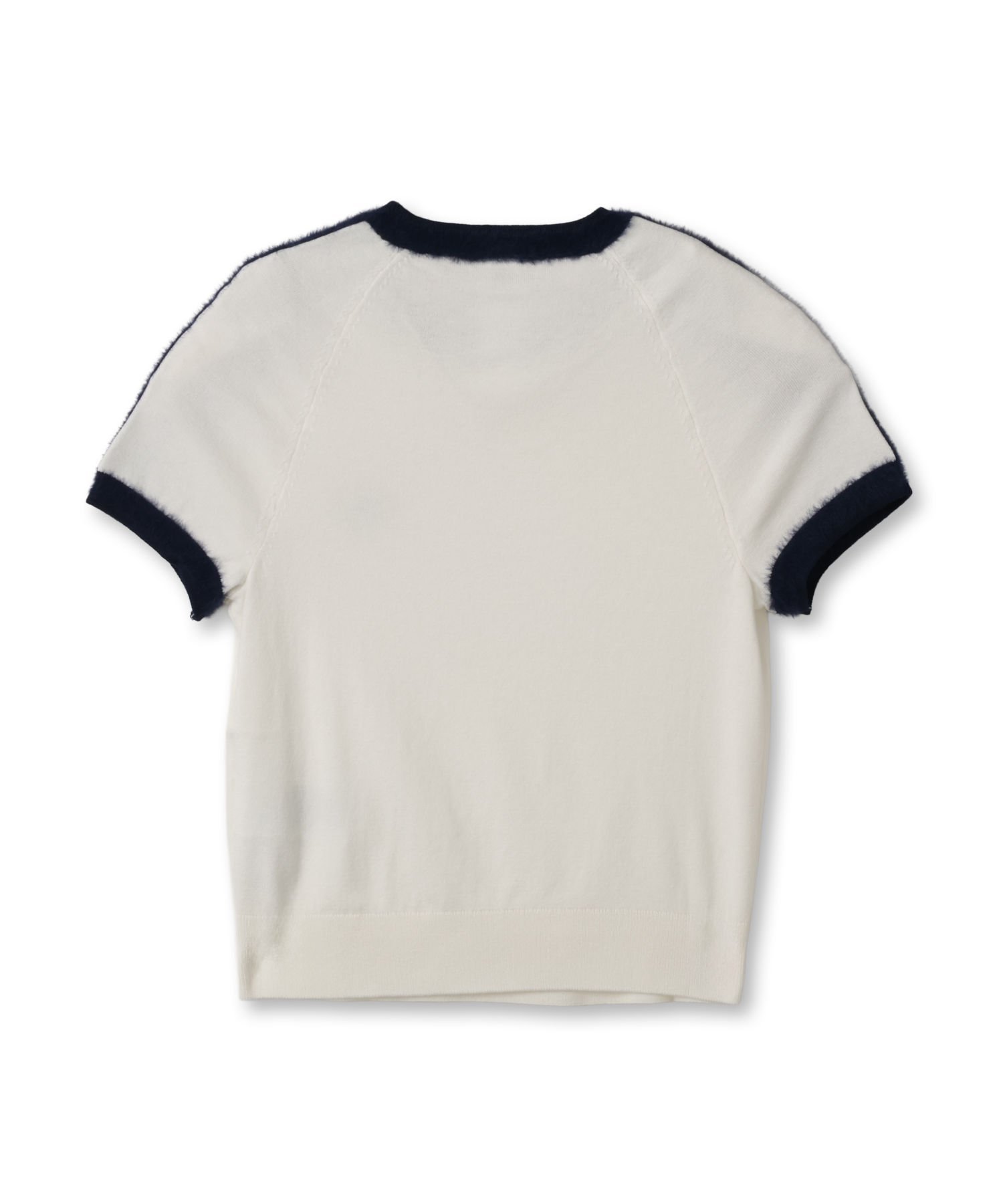 adidas KNITTED TEE クラウドホワイト/ナイトインディゴ アトモス トップス ニット ホワイト