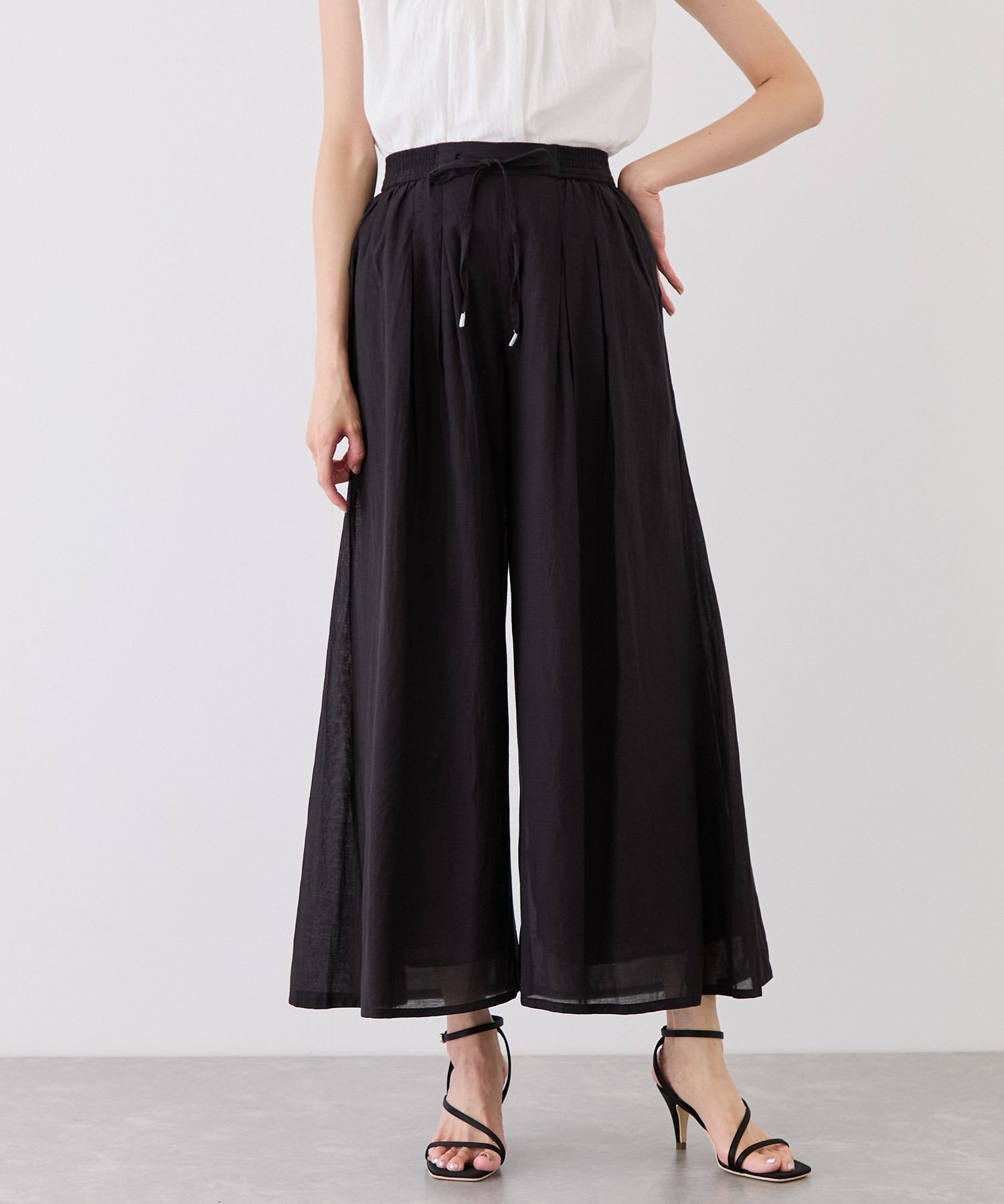 JAYRO パネルフレアパンツ ジャイロ パンツ その他のパンツ ネイビー ブラック グレー ベージュ