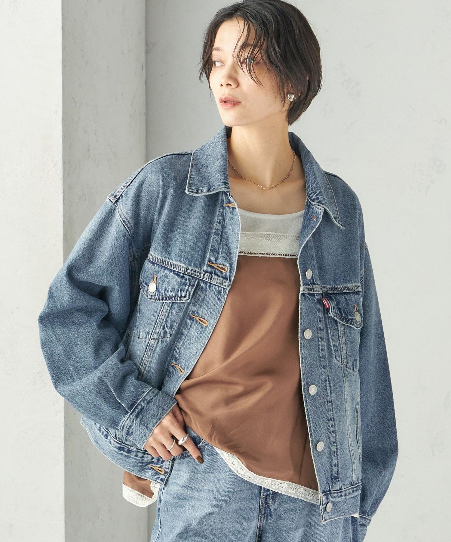 SHIPS WOMEN Levi's: 90S TRUCKER JKT 26AW シップス ジャケット・アウター デニムジャケット【送料無料】