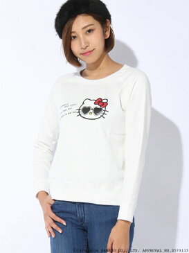 【SALE/40%OFF】nina mew サングラスキティ トレーナー ニーナミュウ カットソー スウェット ホワイト グレー ネイビー【送料無料】