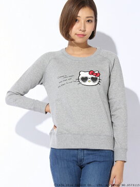 【SALE/40%OFF】nina mew サングラスキティ トレーナー ニーナミュウ カットソー スウェット ホワイト グレー ネイビー【送料無料】