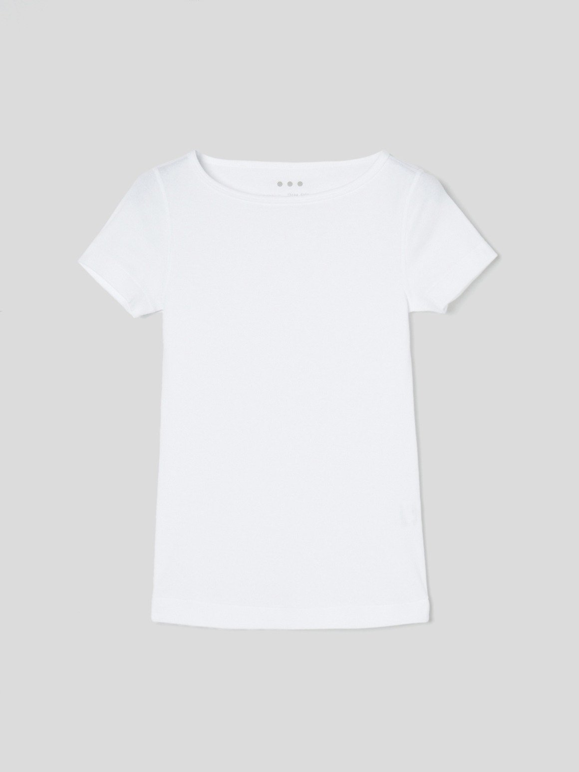 楽天Rakuten Fashionthree dots Organic cotton Knit s/s ginger スリードッツ トップス カットソー・Tシャツ ホワイト ブラック グレー ネイビー【送料無料】