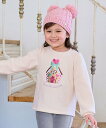 【SALE/30%OFF】any FAM KIDS 裏シャギーミラクルスパンコールトレーナー エニィファム トップス スウェット・トレーナー ピンク グリーン ...