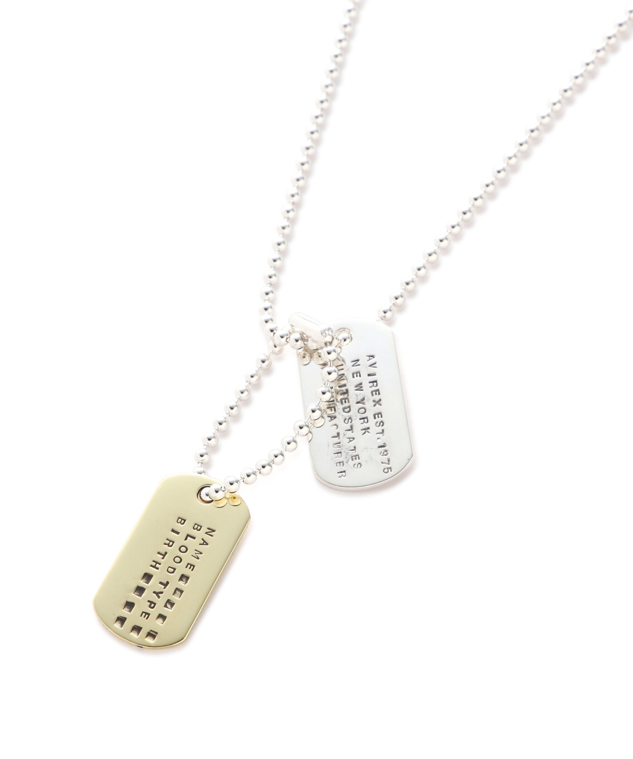 AVIREX 《AVIREXby J.H.M CO.,LTD. 》"SURPLUS" DOGTAG NECKLACE / "サープラス" ドッグタグ アヴィレックス アクセサリー・腕時計 その他のアクセサリー・腕時計 シルバー【送料無料】
