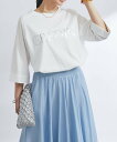 un dix cors CREDIN箔ロゴTee アンディコール トップス その他のトップス グレー ホワイト【送料無料】