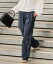 VERMEIL par iena シルクサンドウォッシュイージーパンツ ヴェルメイユ パー イエナ パンツ その他のパンツ ブルー ホワイト ネイビー【送料無料】 33,000円