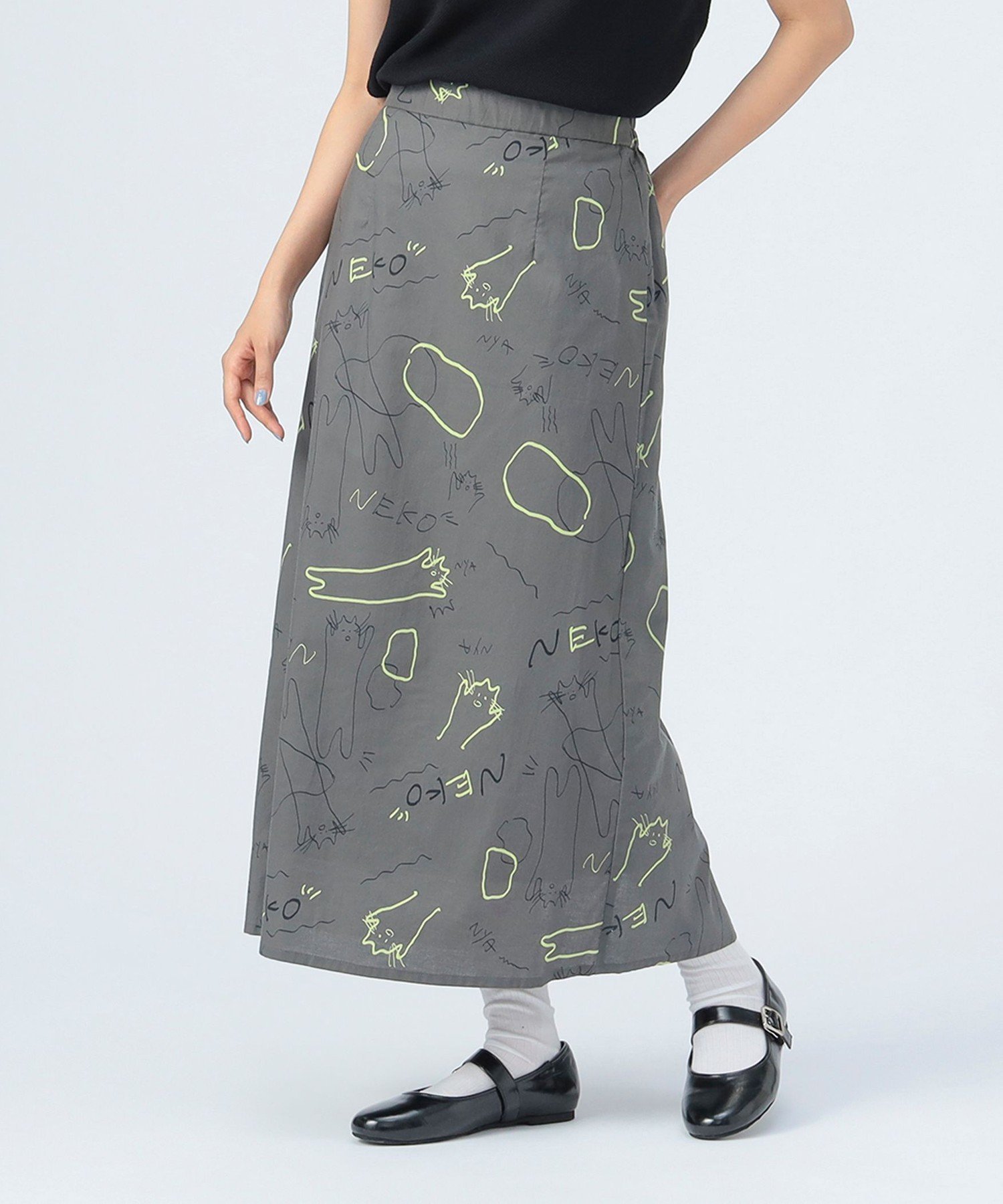 【SALE／40%OFF】BEAMS HEART WOMEN アートネコ ナロー スカート ビームス ハート スカート ロング・マ..