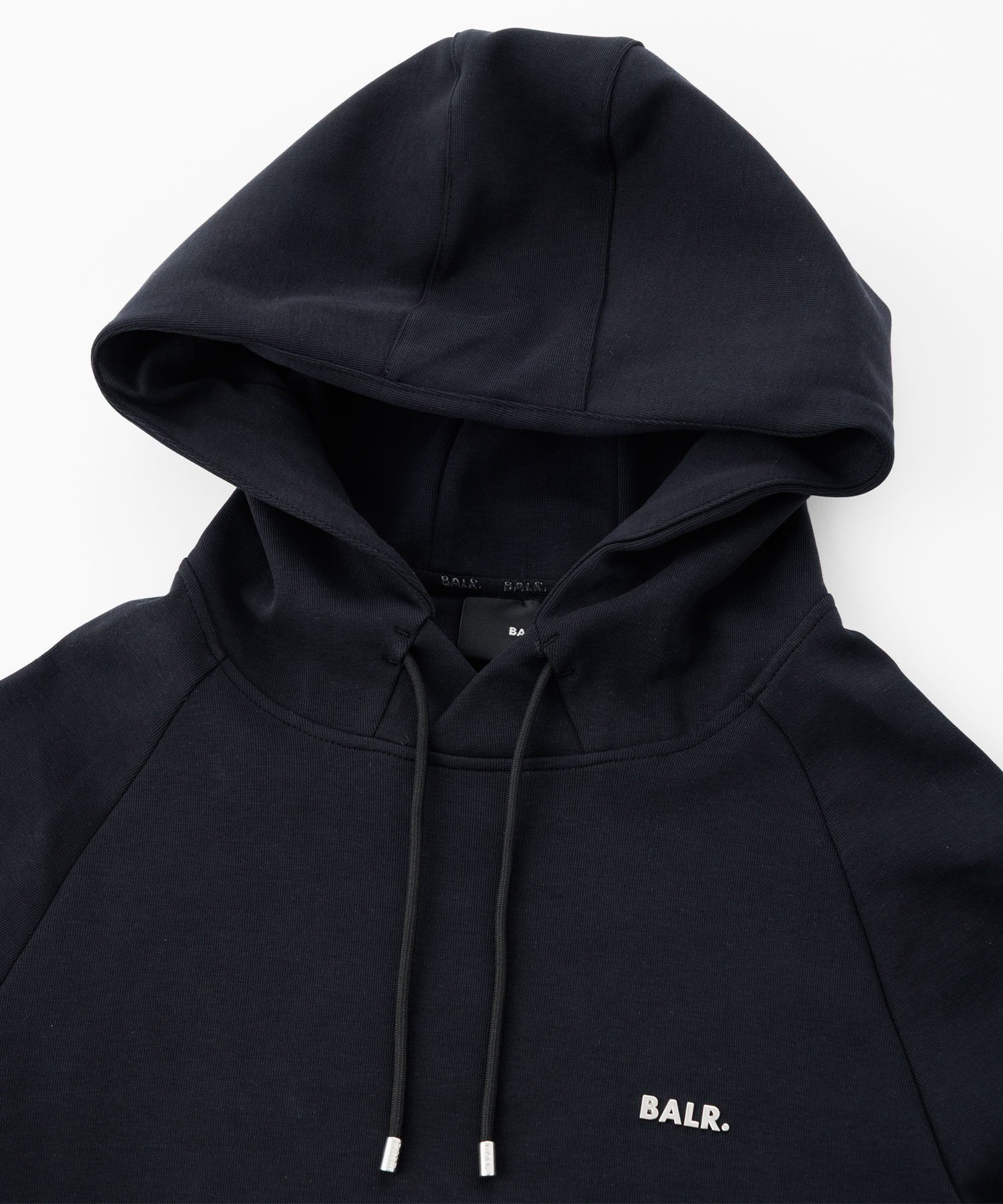 BALR. JP Q SERIES PANEL HOODIE ボーラー トップス パーカー・フーディー ブラック【送料無料】