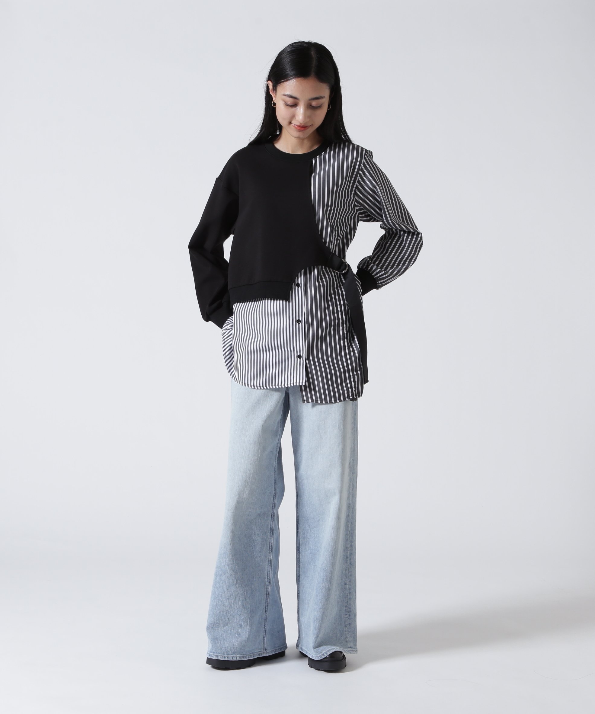 YANUK(ヤヌーク) Wide flare MFT ビーセカンド パンツ その他のパンツ