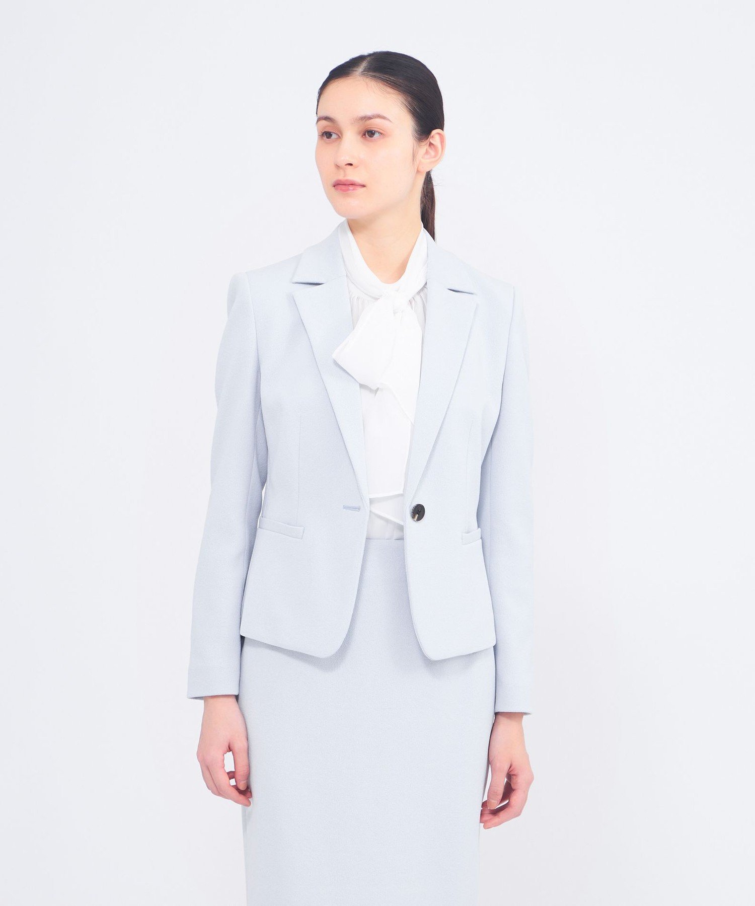【24 TWENTY FOUR JACKET】 シングルテーラードジャケット エポカ ジャケット・アウター テーラードジャケット・ブレザー ブルー