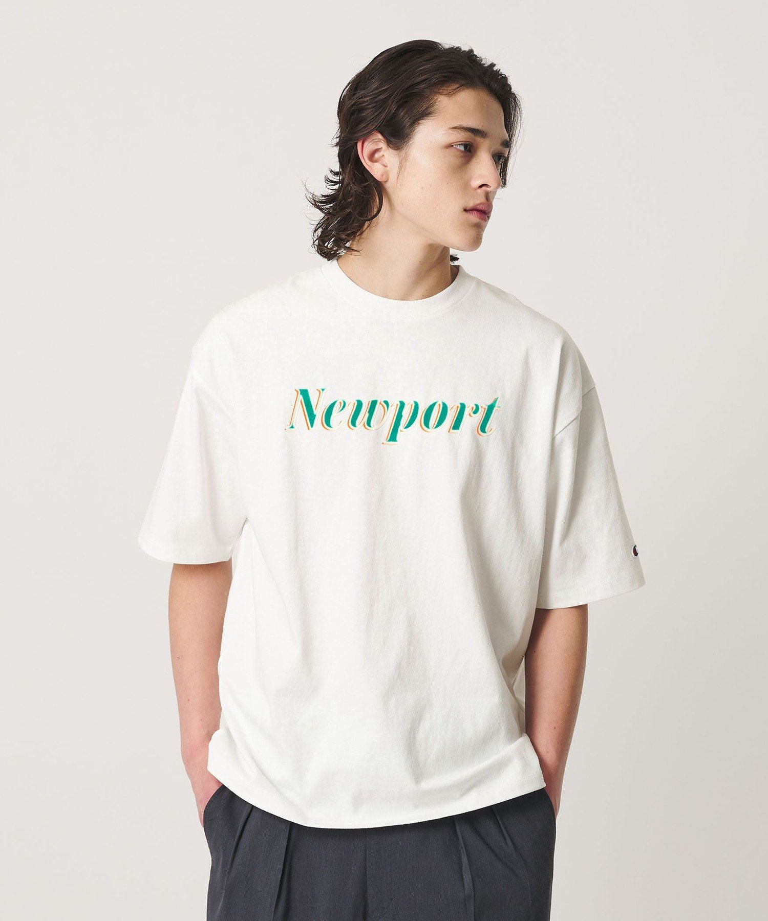 ＜CHAMPION for BEAUTY&YOUTH＞フロッキー Tシャツ ビューティー＆ユース ユナイテッドアローズ トップス カットソー・Tシャツ ブラック ホワイト ネイビー レッド