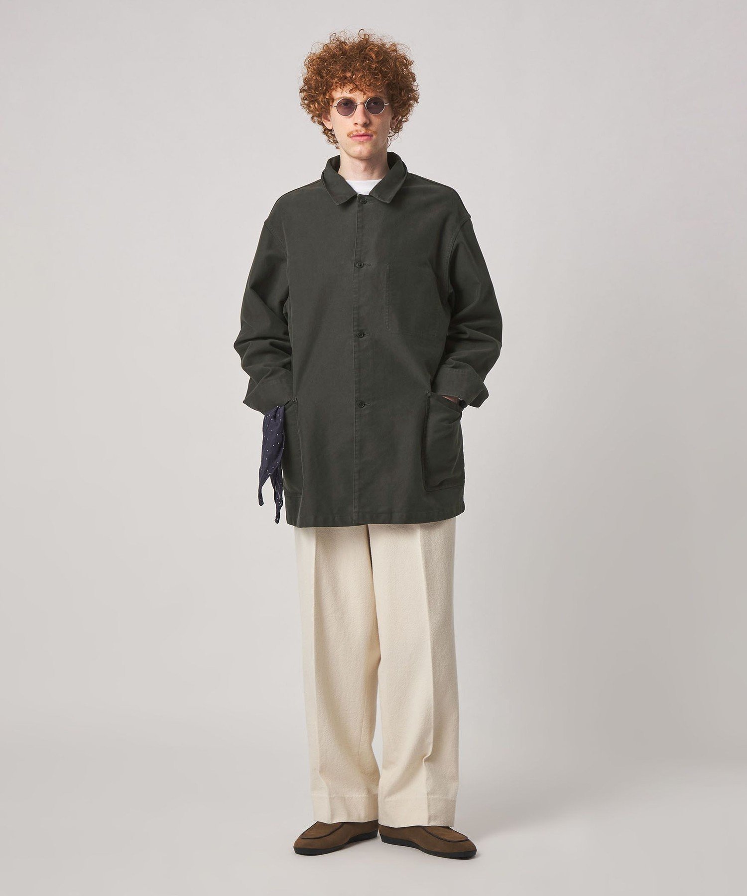 Steven Alan ＜Steven Alan＞ ヘビー モールスキン チョア ジャケット ビ