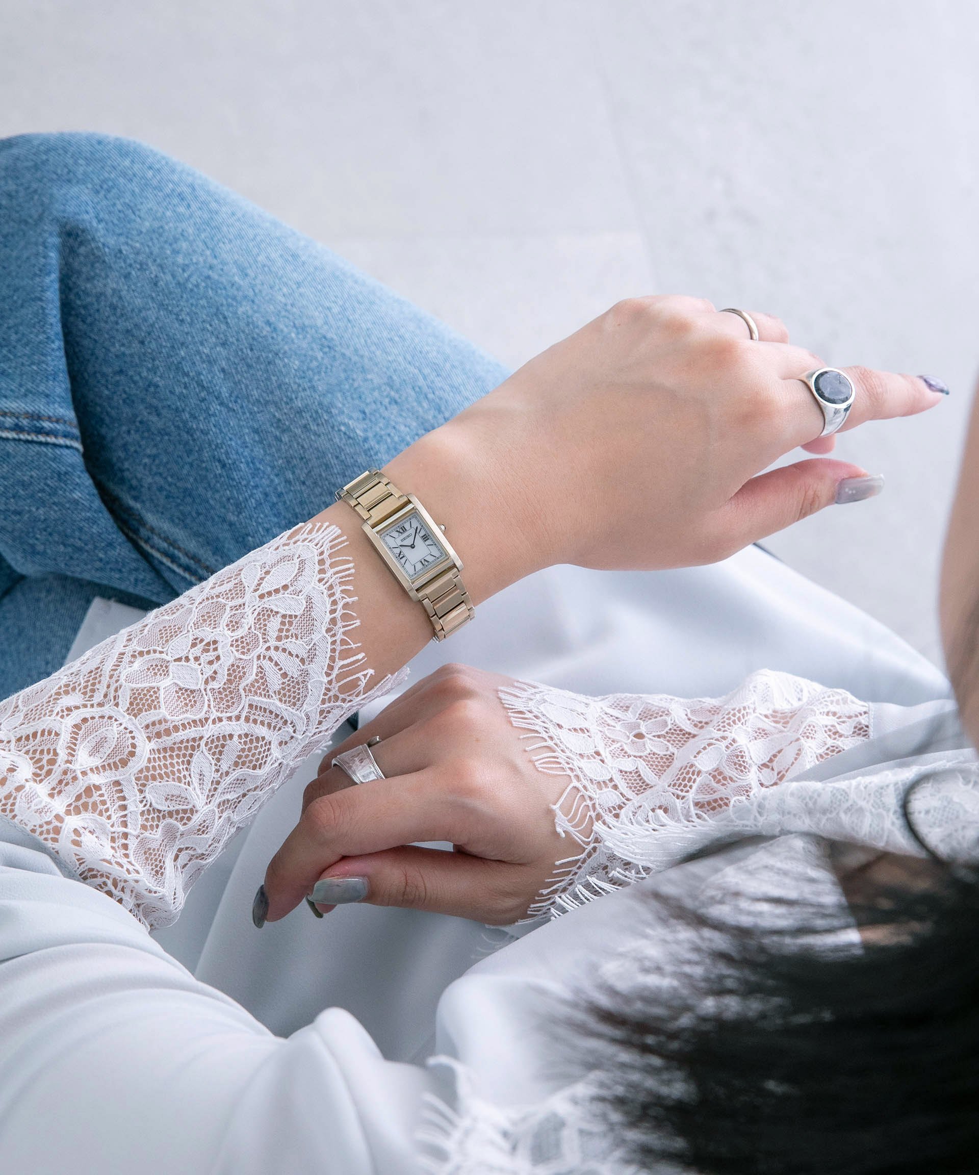 NANO universe SEIKO/セイコー コラボレーション ソーラーメタル ゴールド ナノユニバース アクセサリー・腕時計 腕時計【送料無料】 stylife-15920559 Rakuten Fashion パッケージ画像