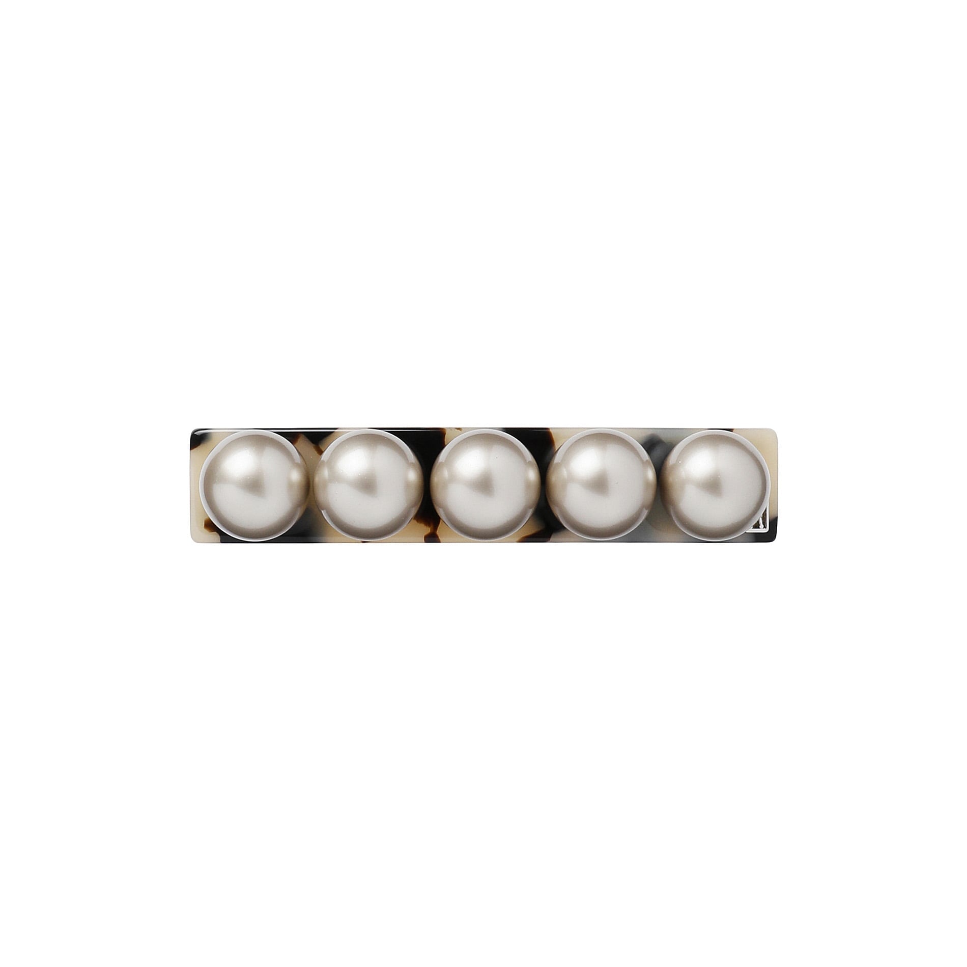 ALEXANDRE DE PARIS バレッタ (6 cm) アレクサンドル ドゥ パリ ヘアアクセサリー バレッタ・ヘアクリップ・ヘアピン ベージュ ブラック【送料無料】