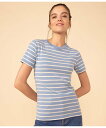 【SALE/30%OFF】PETIT BATEAU マリニエールクルーネック半袖Tシャツ プチバトー トップス カットソー・Tシャツ ベージュ