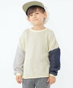 【SALE／40%OFF】SHIPS KIDS SHIPS KIDS:100~130cm / ポコポコ ワッフル 長袖 カットソー シップス トップス カットソー・Tシャツ イエロー ホワイト ネイビー【送料無料】