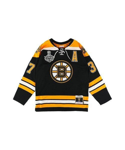 Mitchell & Ness パトリス・バージェロン ブルーインズ ロード ブルーラインジャージ スタンレーカップ 2010-11 BRUINS NHL STANLEY CUP JERSEY ルーキーユーエスエー トップス その他のトップス ブラック【送料無料】