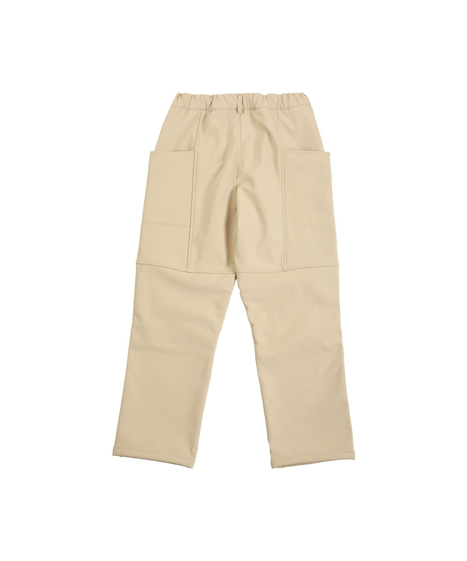 S'more S'more/Fleece lining nylon shell pants アイモハ パンツ その他のパンツ ブラウン ベージュ