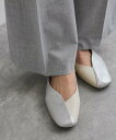 【SALE/50%OFF】ketty cherie フラットスクエアパンプス ケティシェリー シューズ・靴 その他のシューズ・靴 ブラック シルバー ベージュ