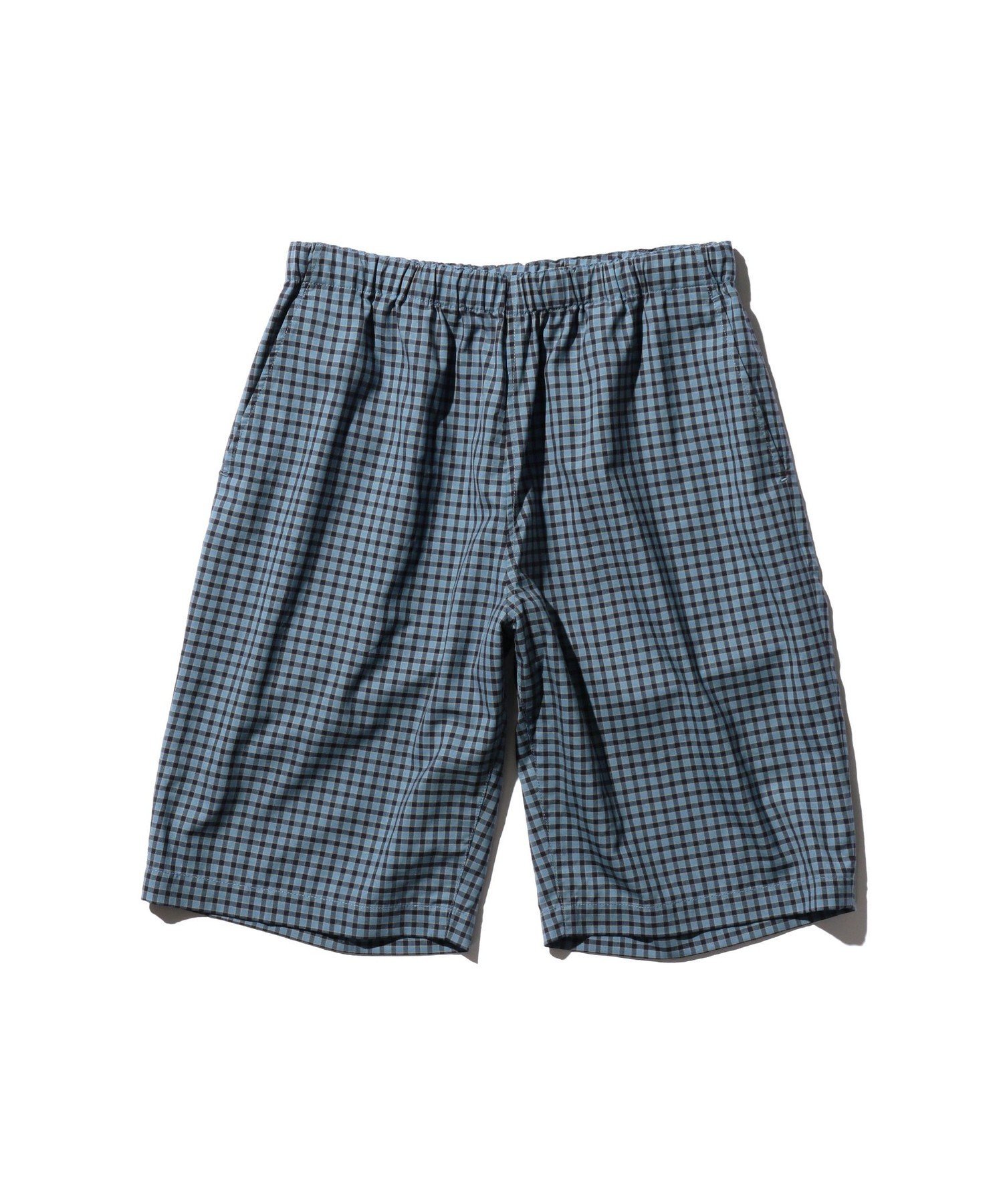 Easy Shorts Washable Wool Plaid ビームス アウトレット パンツ その他のパンツ ブルー グリーン