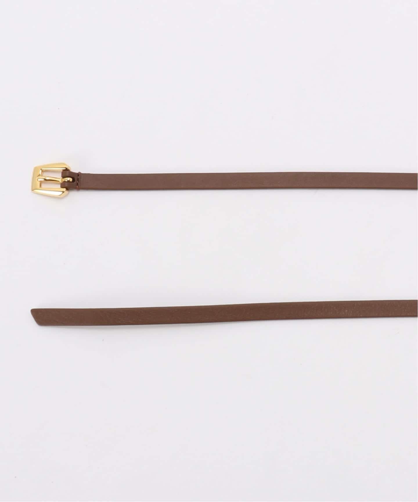 NOBLE ATELIER AMBOISE/アトリエ アンボワーズ 細ベルト ノーブル ファッション雑貨 ベルト ブラウン ベージュ【送料無料】