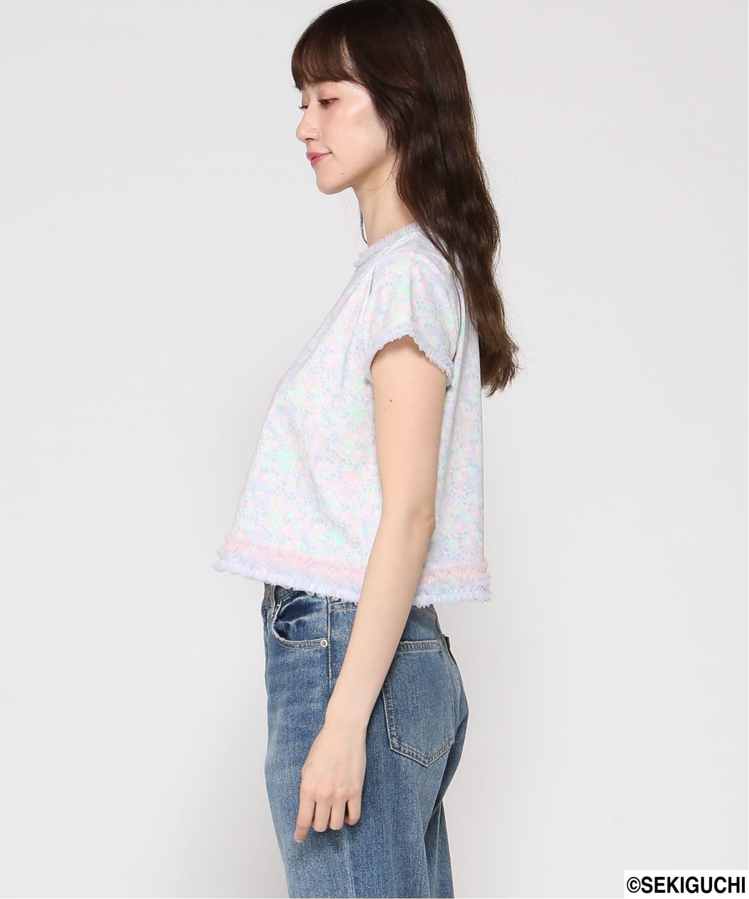 fafa (W)BEBE_TOPS フェフェ トップス カットソー・Tシャツ パープル【送料無料】
