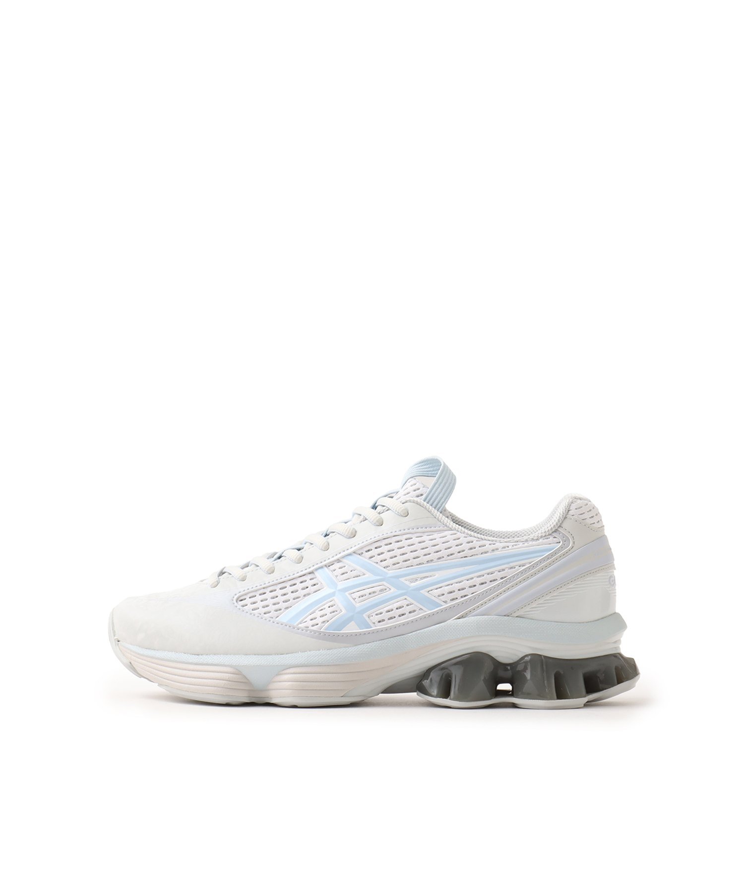asics asics US6-S GEL-KINETIC FLUENT GLACIER GREY/SOFT SKY アトモス シューズ・靴 スニーカー グレー【送料無料】