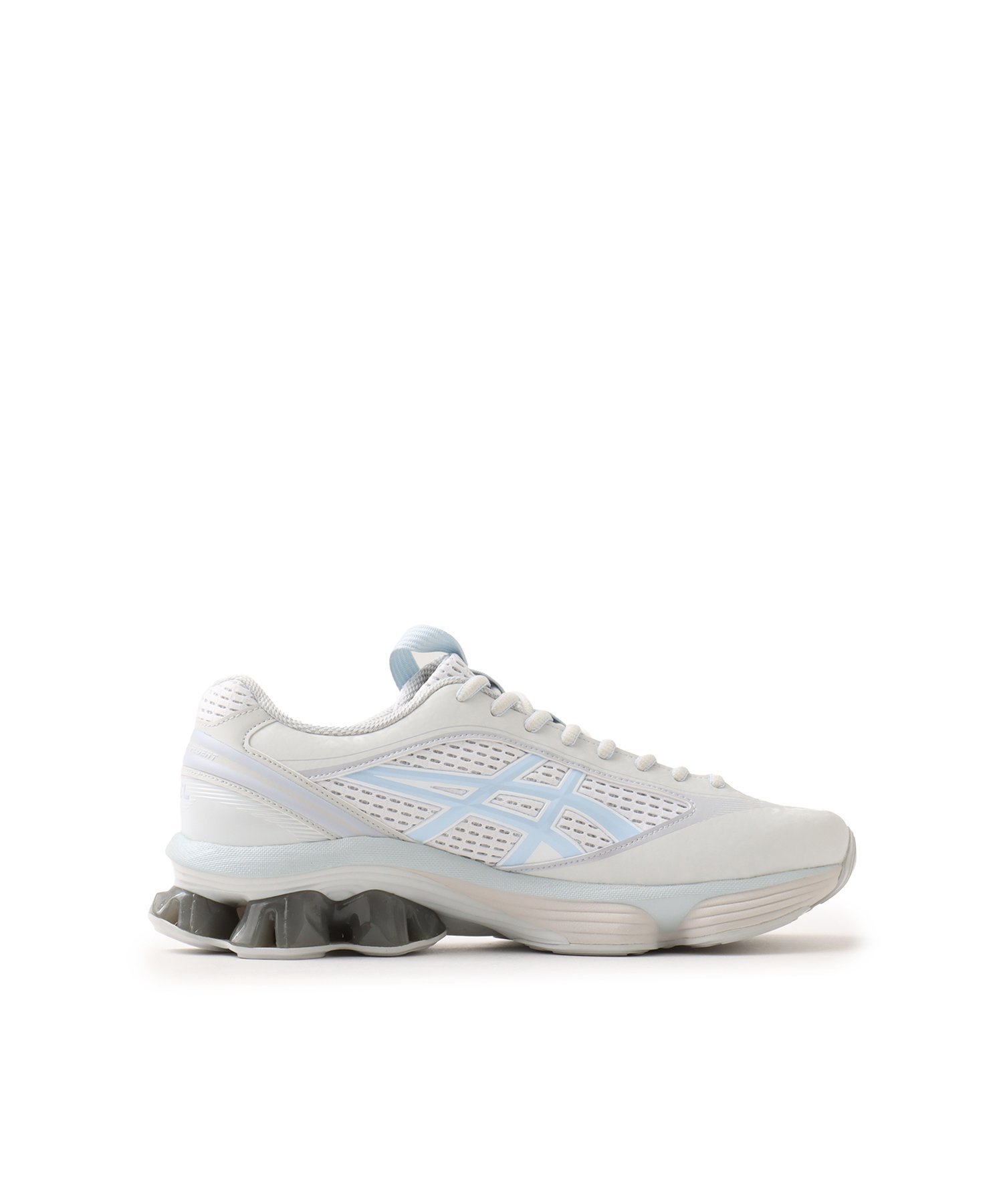 asics US6-S GEL-KINETIC FLUENT GLACIER GREY/SOFT SKY アトモス シューズ・靴 スニーカー グレー