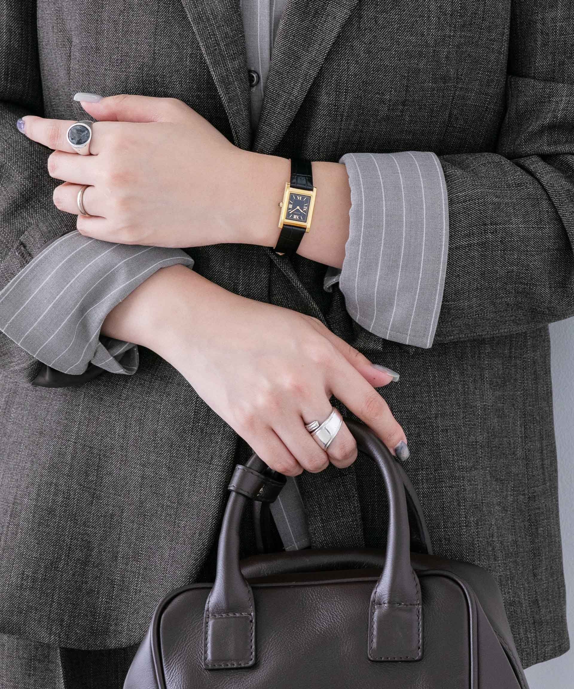 NANO universe SEIKO/セイコー コラボレーション ソーラーレザー ブラック ナノユニバース アクセサリー・腕時計 腕時計【送料無料】 stylife-15920752 Rakuten Fashion パッケージ画像