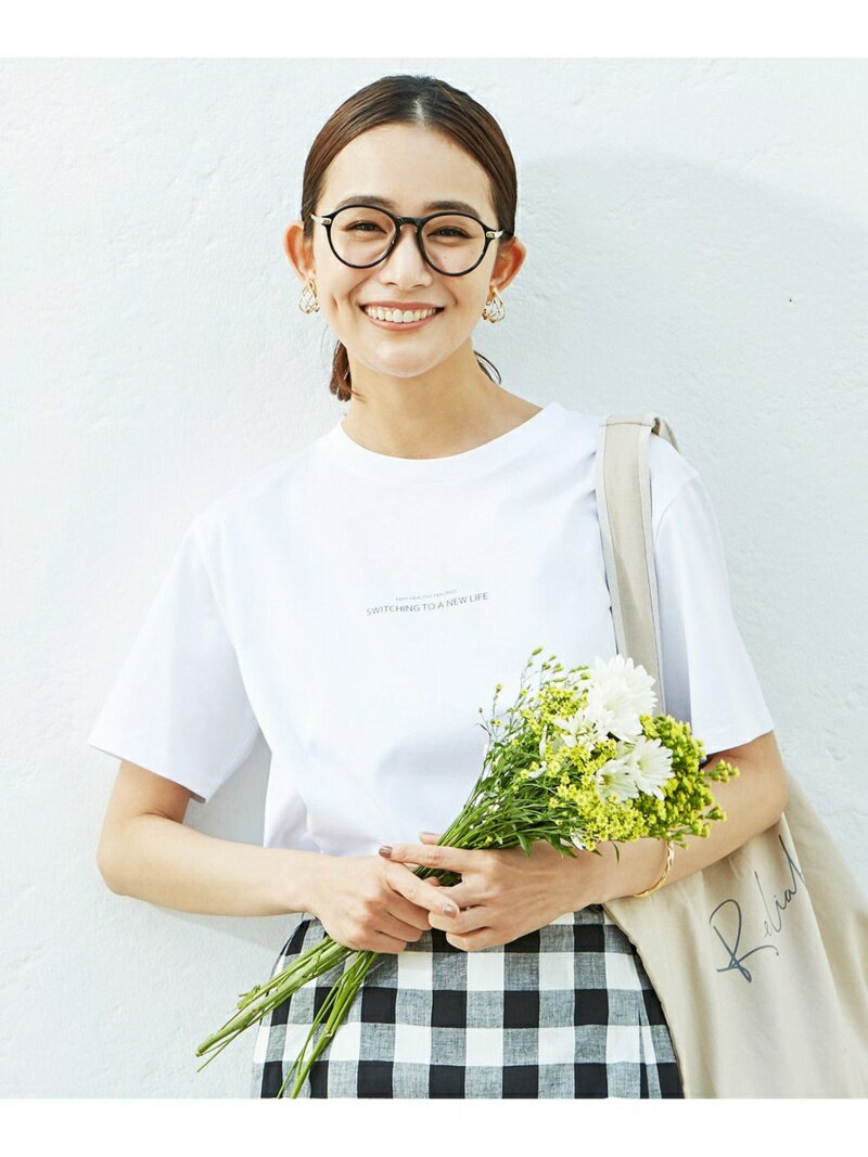 【SALE／30%OFF】J.PRESS ミニロゴ Tシャツ ジェイプレス トップス カットソー・Tシャツ ブラウン ホワイト ブラック グリーン ピンク【送料無料】のサムネイル